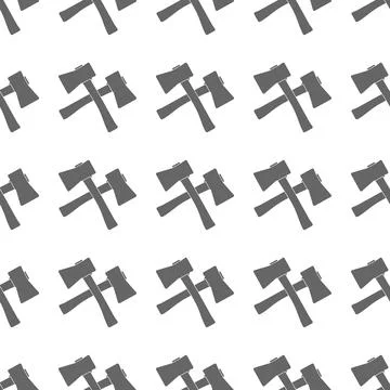 Axe. Seamless color pattern for texture, textiles, packaging, and simple back Stock Illustration