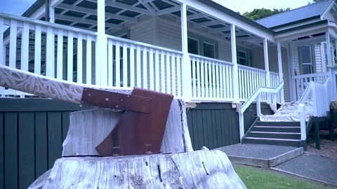 AXE Split Stock Footage 200679013