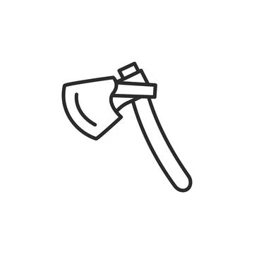Axe Tool Icon Stock Illustration