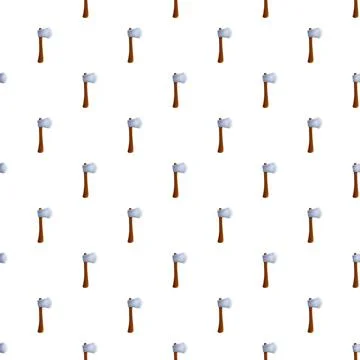 Axe tools repeating seamless pattern background Illustrazione stock