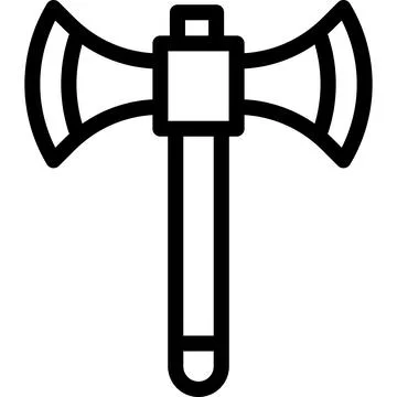 Axe Vector Icon Design Illustration Stock Illustration