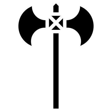 Axe Vector Icon Design Illustration Stock Illustration