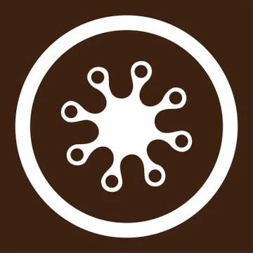 Axenic Rounded Vector Icon Stock Illustration