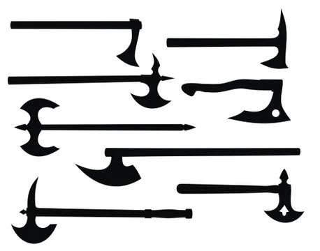 Axes Stock Illustration