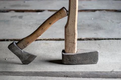 Axes. Stock Photos