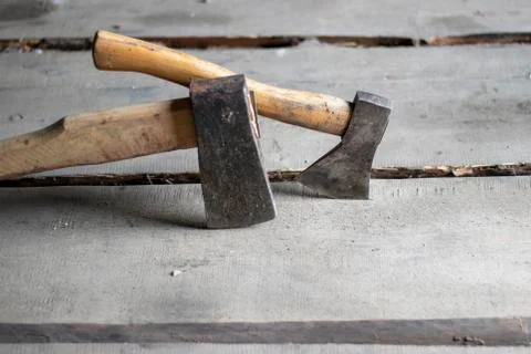 Axes. Stock Photos