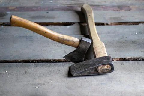 Axes. Stock Photos