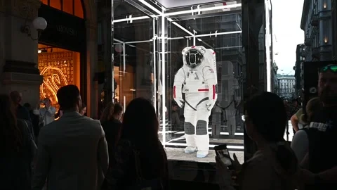 Axiom Space spacesuit designed in collaboration with Prada Видео 288873331