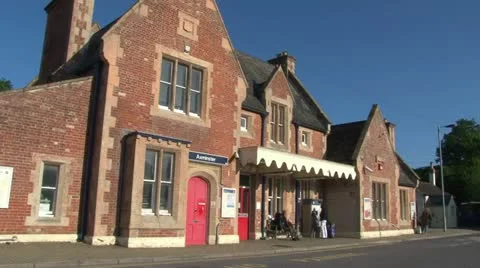 Axminster Station Video stock 12233980
