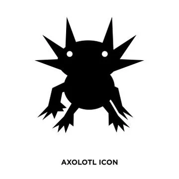 Axolotl icon vector Stock Illustration