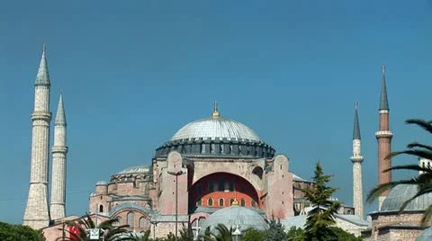 Aya Sofya (Hagia Sophia) b Stock Footage 12167147