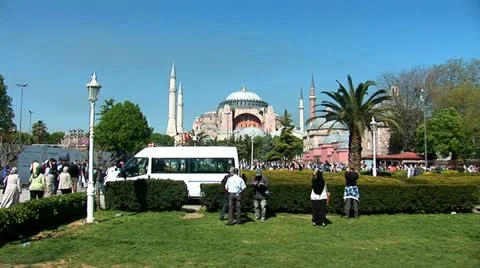 Aya Sofya (Hagia Sophia) a Stock Footage 12167180