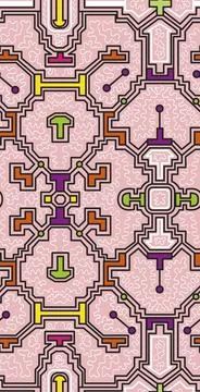 AYAHUASCA-blanco-roso Stock Illustration