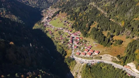 Ayder Plateau In Autumn Vídeos de archivo 334548342