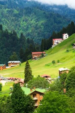 Ayder plateau Stock Photos