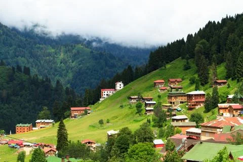 Ayder plateau Stock Photos