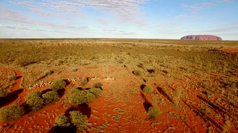 Ayers Rock, Uluru Stock Footage 62933028
