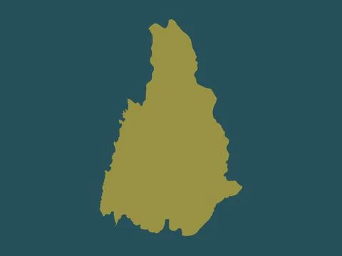 Ayeyarwady, Myanmar. Solid color shape Stock Illustration