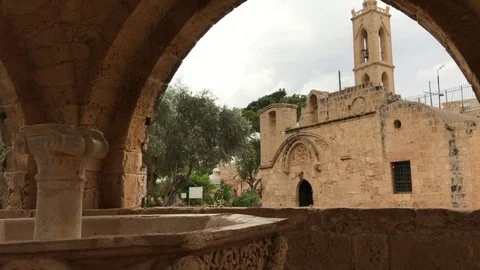 Ayia Napa Monastery Stock Footage 90760998