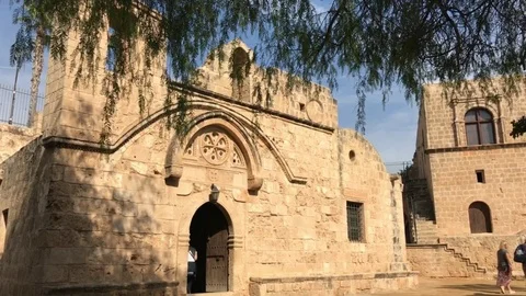 Ayia Napa Monastery Stock Footage 90817613