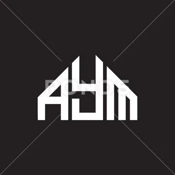 AYM letter logo design. AYM monogram initials letter logo concept. AYM ...