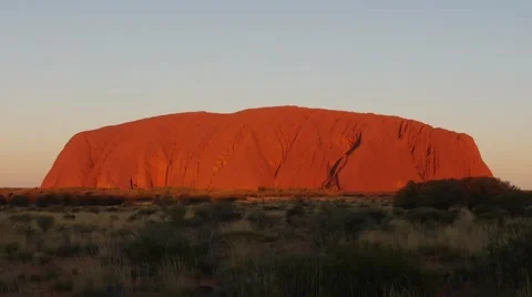 Ayres Rock Time Lapse Stock Footage 54565353