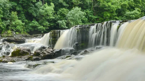 Aysgarth falls Stock Footage 31116292