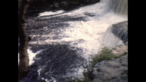 Aysgarth falls Stock Footage 253281685