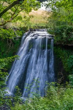 Aysgill Force Foto stock