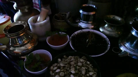 Ayurveda formulations Stock Footage 53886687