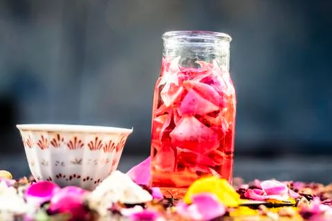 Ayurvedic face pack to reduce or to decrease the chance of wrinkles, pimples, Stock Photos