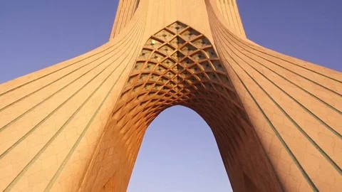 azadi ( shahyad ) tower in tehran iran | Stock Video | Pond5