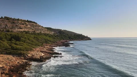 Azahar Coast Beach 3 Video stock 152583993
