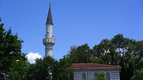 Azan on Mosque Stock Footage 230083023