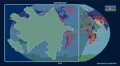 Azerbaijan - 3D tube zoom (Kavrayskiy VII projection). Administrative 4k or 4k+ Resolution