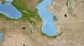Azerbaijan and Globe. Satellite 4k or 4k+ Resolution