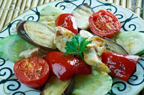 Azerbaijan dish Foto stock