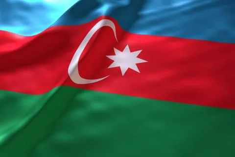Azerbaijan flag background Stock Illustration