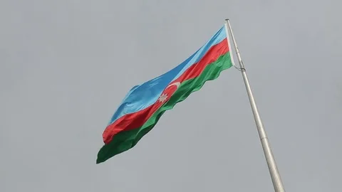 Azerbaijan Flag. Stock-Footage 76898176