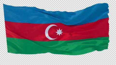 Azerbaijan flag Stock Illustration