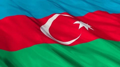Azerbaijan flag Seamless Vídeo Stock 49085683