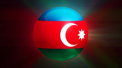 Azerbaijan-Globe Stock Footage