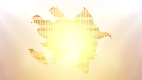 Azerbaijan Map Opener Stock Footage 247888092