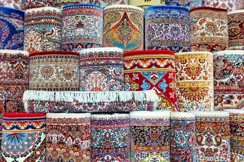 Azerbaijani Carpets Stock Photos