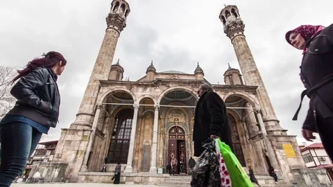 Aziziye mosque, konya. Vídeo Stock 73938975
