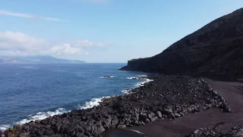 Azores coastline Stock Footage 155818104