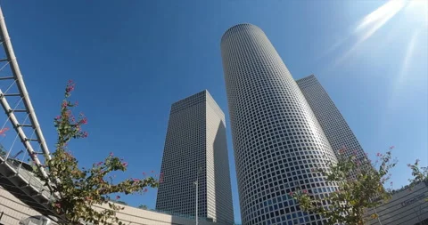 Azrieli towers Stock Footage 235214329