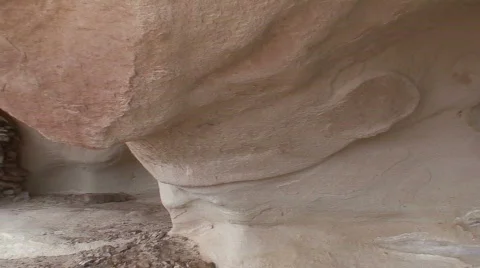 Aztec Butte granary 2 Stock Footage 661375