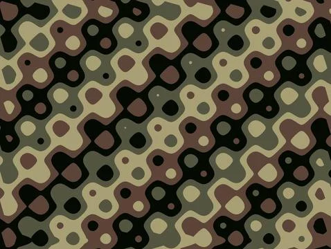 Aztec Camouflage Style Pattern 스톡 일러스트