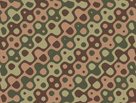 Aztec Camouflage Style Pattern Illustrazione stock
